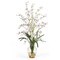 Nearly Natural 31" White Dancing Lady Silk Artificial Floral Arrangement